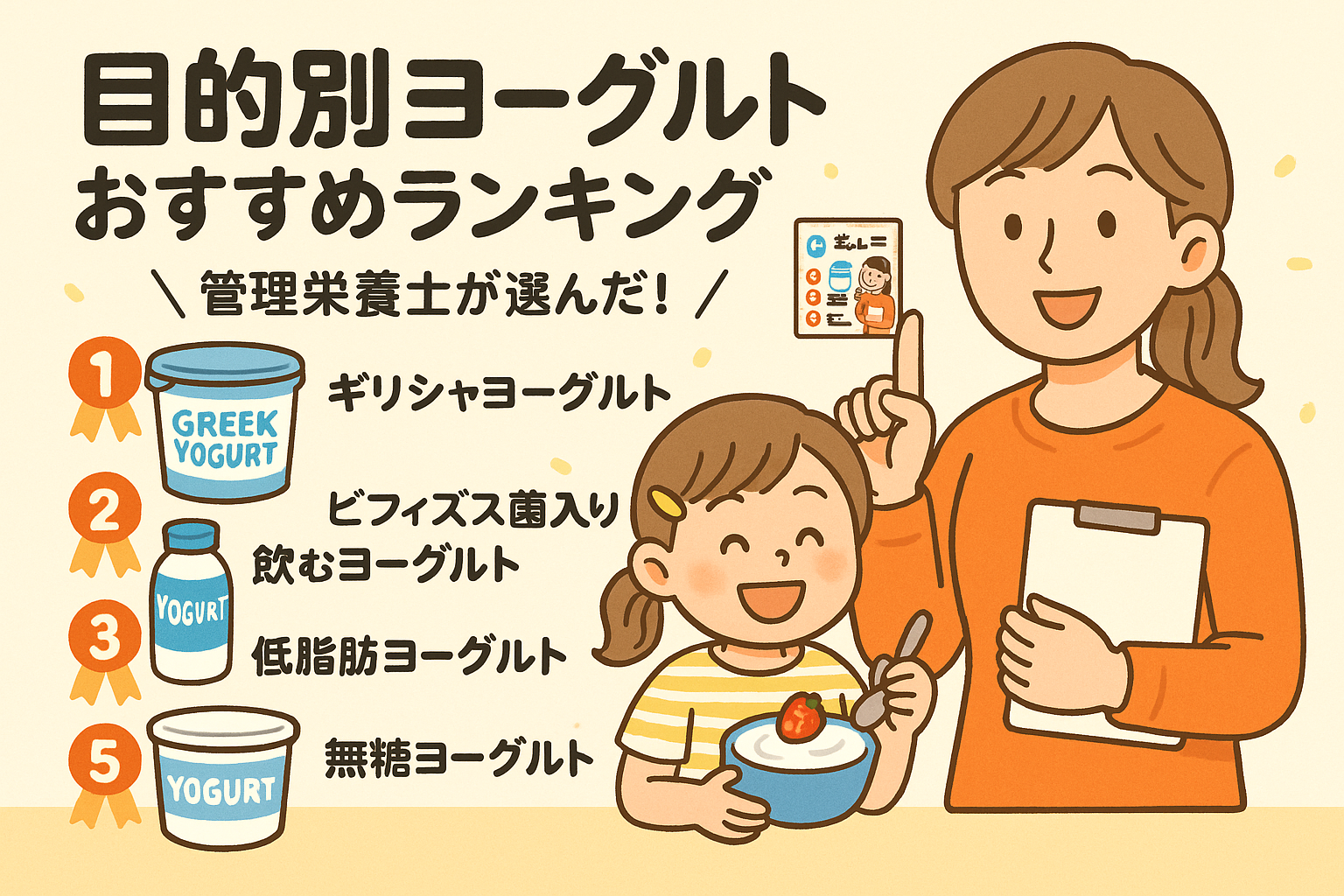 毎日食べたい！管理栄養士が選ぶヨーグルト効果別おすすめランキング